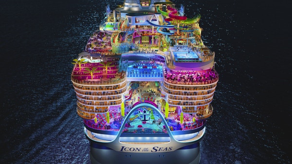 Skipet Icon of the Seas til sjøs