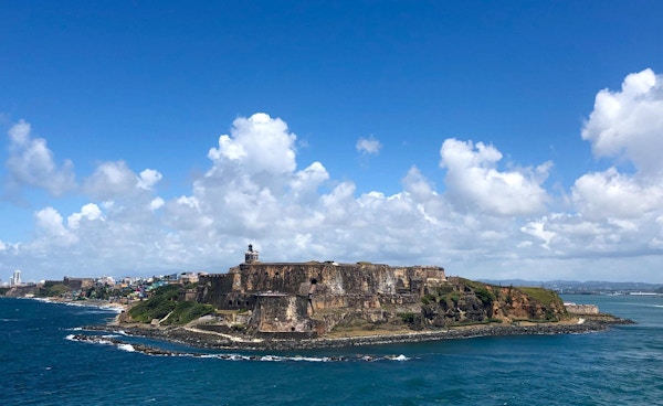Castillo San Felipe del Morro sett fra havet