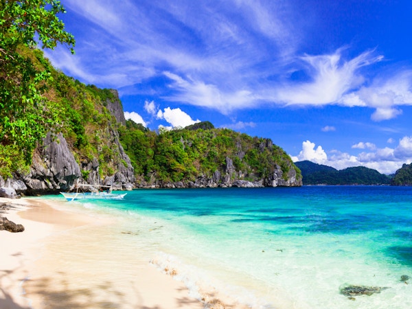 unik vill skjønnhet på øyene i Filippinene