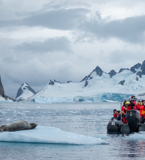 Antarktis med Hurtigruten.