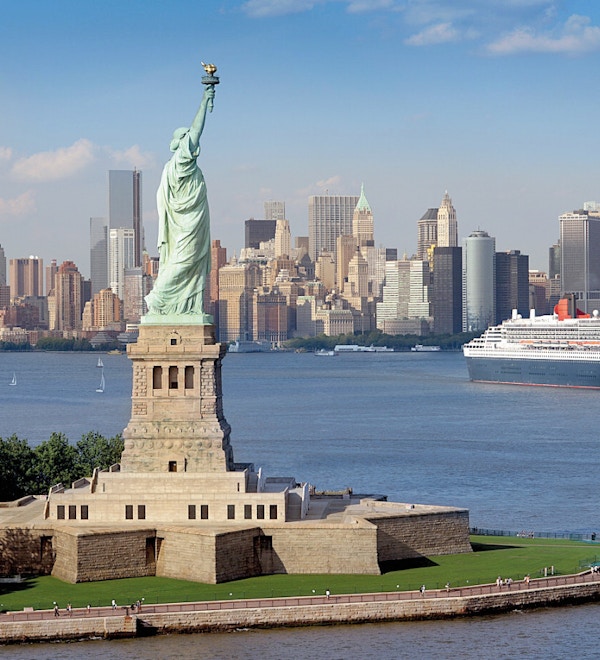 På cruise med Queen Mary 2 til New York