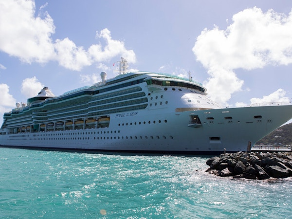 Tortola, Karibien, De britiske jomfruøyene, utflukt på land, Jewel of the Seas i havn