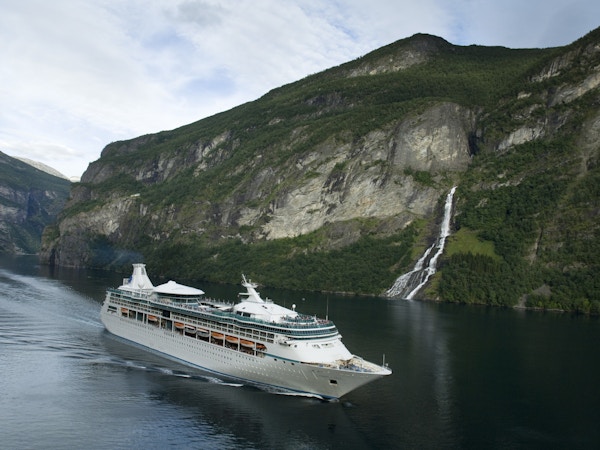 VI, Vision of the Seas, Ship Exteriors, fjord, fjords, mountain, glacial inlet, Norwegian fjord, Norway, Geiranger
