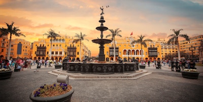 Det gamle sentrum i Lima har mange flotte attraksjoner og monumenter.