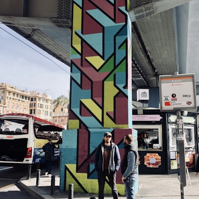 Genova street art i havneområdet 5